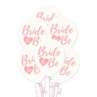 Bride to Be rosa Latex-Ballons 30 cm - PartyDeco - 50 Stück