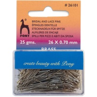 Braut- und Spitzennadeln 26 x 0,7 mm - Pony - 25 gr