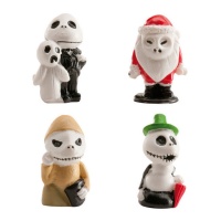 Jack Skelington Figuren 3,5 bis 4 cm - Dekora - 50 Stk.