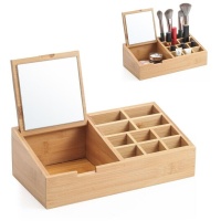 25 x 13 x 8 cm Make-up-Organizer mit Spiegel