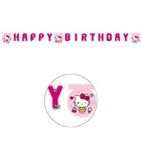 Alles Gute zum Geburtstag Hello Kitty Kranz 2 m