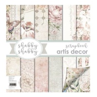 Shabby Shabby Scrapbooking Papiere - Artis Dekor - 6 Blätter