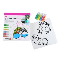 Sticker Art von Junior 3D Rainbow