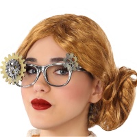 Steampunk Nussbrille