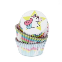 Einhorn Cupcake Kapseln - PME - 60 Stk.