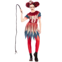 Vintage Clown Kostüm für Frauen