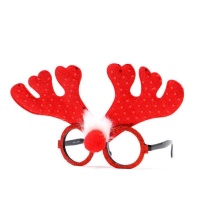 Weihnachts-Rentier-Brille