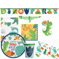 Dino Party Pack - 8 Personen