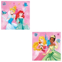 Disney Prinzessin Servietten 16,5 x 16,5 cm - 20 Stück