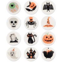 Halloween Nacht Zucker Figuren 3 cm - 100 Stk.