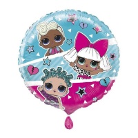 LOL Surprise blauer und rosa Luftballon 45,7 cm - Einzigartig