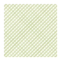 Pergamentpapier Vichy Karo Apfelgrün 30,5 x 30,5 cm - Artis decor - 3 Stück