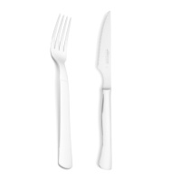 Set aus 6 Gabeln 20 cm und 6 Steakmessern 22 cm Steel-Force - Arcos