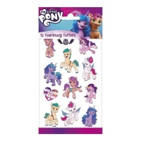 My Little Pony Assorted Temporary Tattoos - 12 Stk.