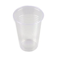 220 ml transparente Plastikbecher - 100 Stück.