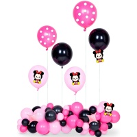 Kit de globos con soportes de Ratoncita - 52 unidades