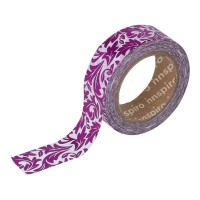 Washi Tape mit arabischen Figuren rosa Metall - 10 m