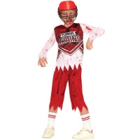 Zombie Quarterback Kostüm für Kinder