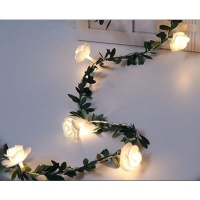 Girlande mit LED-Lampen in Form von Blumen - 1,5 Meter