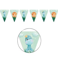 Baby-Dinosaurier-Banner - 3,00 m