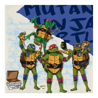 Ninja Turtles Servietten 16,5 cm - 20 Stk.