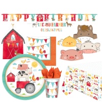 Happy Farm Party Pack - 8 Personen