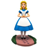 Alice im Wunderland Tortenfigur mit 10,5 cm Sockel - 1 Stück