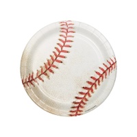 Baseball-Teller 18 cm - 8 Stück