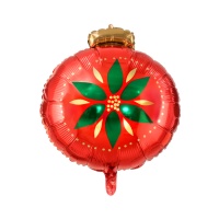 Weihnachtskugel Luftballon 45 x 45 cm - Partydeco