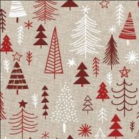 Canvas-Stoff Recycled Oh Xmas Tree - Katia