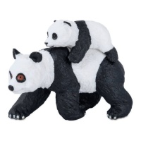 9 cm Panda und Baby Tortenaufleger