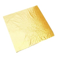 Essbare Goldfolie 24 Karat 8 x 8 cm - Sugarflair - 1 Blatt