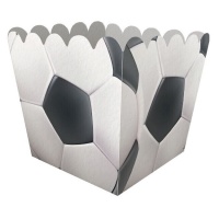 Fußball-Box mit Fußball-Design - 3 Stück.