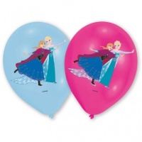 Gefrorene Latexballons 27,5 cm - Amscan - 6 Stück.