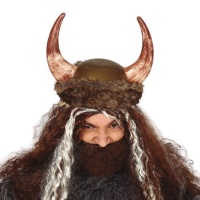 Wikingerhelm mit Haaren