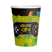 Video Game Becher 250 ml - 8 Stück