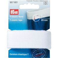 2,5 cm Y-Streifen Elastisches Band - Prym - 1 m