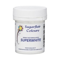 Superweißes Farbpulver 20 gr - Sugarflair