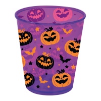 Halloween-Kürbis Glas 10 cm