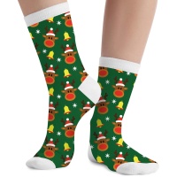 Weihnachts-Rentier-Socken - 1 Paar