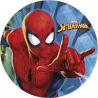 Oblea comestible de Spiderman silueta de 20 cm