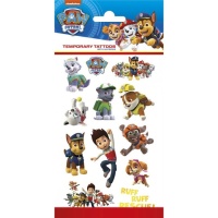 Paw Patrol sortierte temporäre Tattoos - 12 Stück.