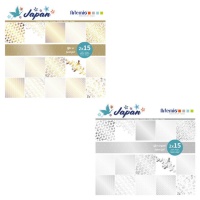 Scrapbooking Papiersatz Japan Metallic-Effekt - Artemio - 30 Blätter