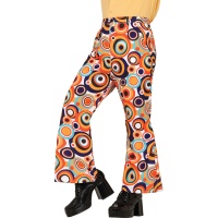 Klassische 70er Jahre Hippie-Hose für Erwachsene