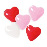 Latex Love Hearts Luftballons 30 cm - 5 Stück