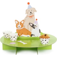 Hunde-Cupcake-Ständer 45 cm