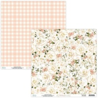 Kleine Blumen Scrapbooking Papier - Mintay Papiere - 1 Blatt