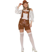 Tiroler Tracht hellbraun für Frauen