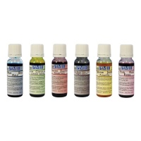 Airbrush-Farbset 25 ml - PME - 6 Stück.