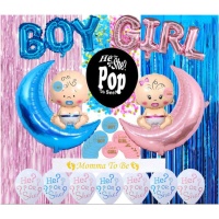 Baby Boy oder Girl Ballon Kit - Monkey Business - 68 Stück